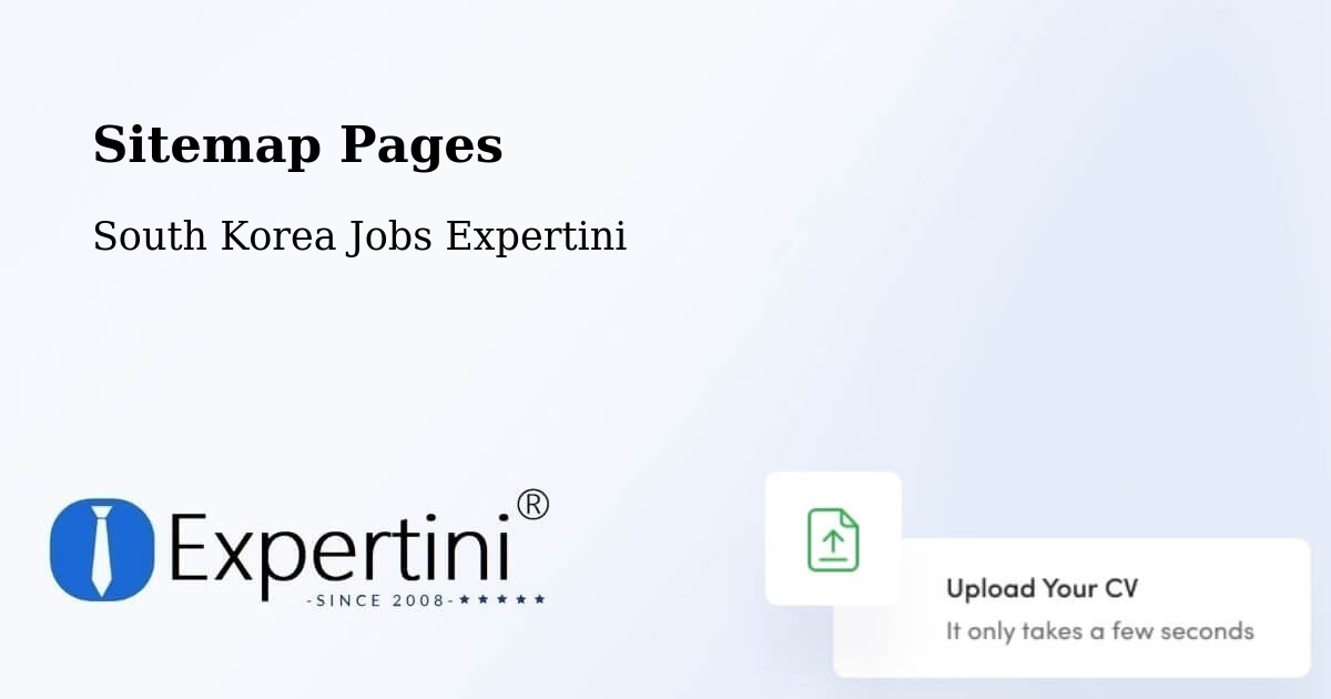 Sitemap Pages - Yongin Si - South Korea Jobs Expertini